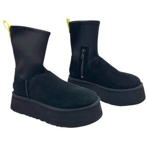 UGG Classic Dipper Platform Ankle Boots Size 9